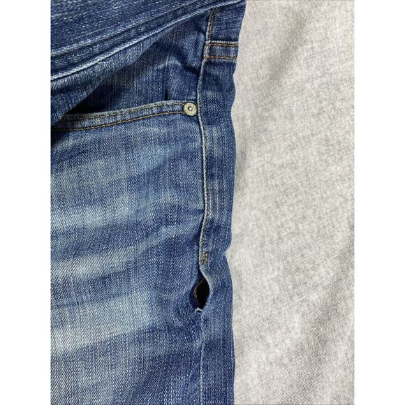 AG Adriano Goldschmied Jeans Men Tag 32 Actual 33x26.5 Blue Protege Straight USA - Picture 7 of 15